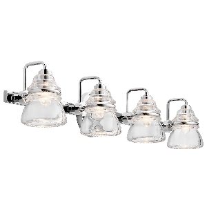 Elstead Talland 4 Light Wandleuchte - Poliertes Chrom KL-TALLAND4-PC-BATH