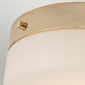Elstead Tamar 1 Light Large Flush - Gold poliert TAMAR-F-L-PG