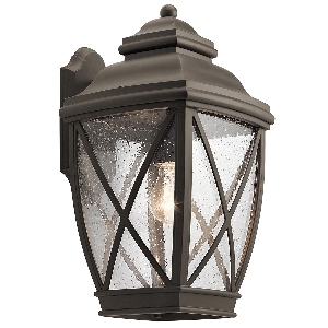 Elstead Tanger 1 Licht große Wandlaterne - Alte Bronze KL-TANGIER2-L