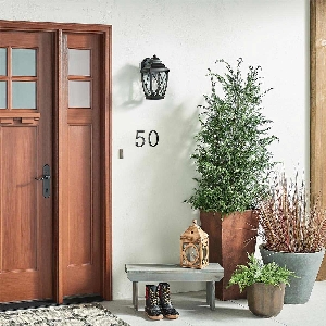 Elstead Tanger 1 Light Medium Wandlaterne - Olde Bronze KL-TANGIER2-M