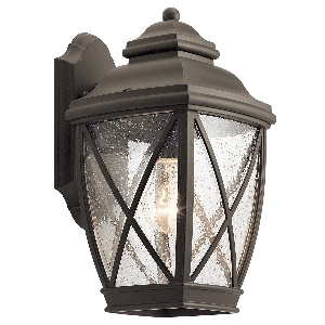 Elstead Tanger 1 Light Medium Wandlaterne - Olde Bronze KL-TANGIER2-M