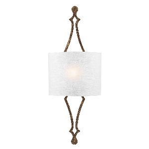 Elstead Tilling 1 Light Wandleuchte - Distressed Gold leaf FE-TILLING1-DSGL