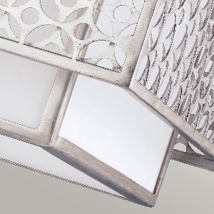 Elstead Hängeleuchte, Pendelleuchten & Hängelampen von Elstead Kenney 3 Leuchtende Pendelleuchte - Sunrise Silber FE-KENNEY-3P