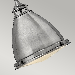 Serie AMELIA VON ELSTEAD von Elstead von Elstead Amelia 1 Leuchte Medium Pendelleuchte - Nickel poliert antik HK-AMELIA-P-M-PL