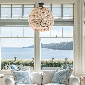 Hängeleuchte, Pendelleuchten & Hängelampen von Elstead Quoizel Casablanca 3 lt Pendelleuchte - Palladian Bronze QZ-CASABLANCA-3P-PBZ