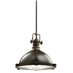 Hatteras Bay 1 Leuchte Medium Pendelleuchte - Olde Bronze von Elstead