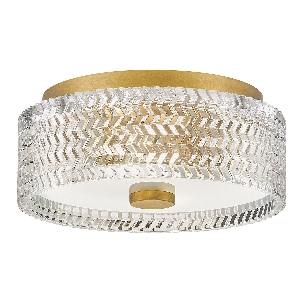 Deckenleuchten & Deckenlampen von Elstead Hinkley Elle 2 lt Small Flush HK-ELLE-F-S-HB