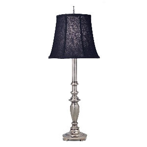 Serie MAINE VON ALLE von Alle von Elstead Maine 1 Leuchte Tischlampe - Nickel antik SF-MAINE