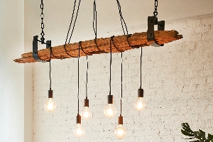 Serie BARRACUDA VON CASA ELITE von Casa Élite von Casa Élite Hängeleuchte BARRACUDA  40080