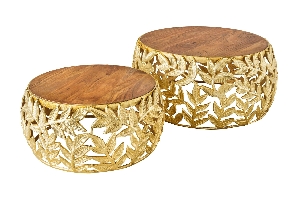 Couchtisch ABSTRACT LEAF 2er-Set von Casa Élite