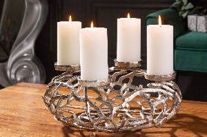 Casa Élite Kerzenhalter von Casa Élite Kerzenständer ABSTRACT 4 flammig 41277