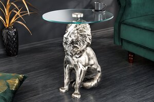 Serie WILDLIFE VON CASA ELITE von Casa Élite von Casa Élite Beistelltisch WILDLIFE LION  44826