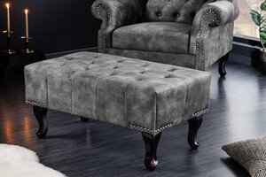Serie CHESTERFIELD VON CASA ELITE von Casa Élite von Casa Élite Foot stool CHESTERFIELD  43521