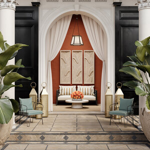 Outdoor-Sofas von Eichholtz Outdoor-Sofa Ocean Club S 119906