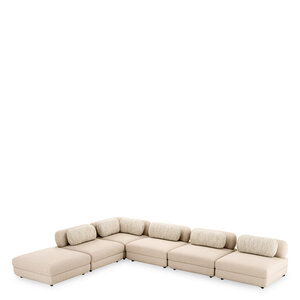 traumhafte Sofas von Eichholtz Modulares Sofa Paulo - Ottomane 118867