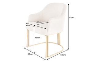 Casa Élite&nbsp;Stuhl EXTRAVAGANCIA &nbsp;46201