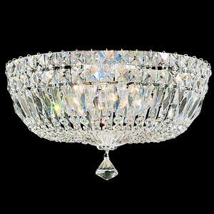 Klassische Deckenleuchten & Deckenlampen von SCHONBEK Petit Crystal Deluxe Kristalldeckenleuchte 5893E-40S