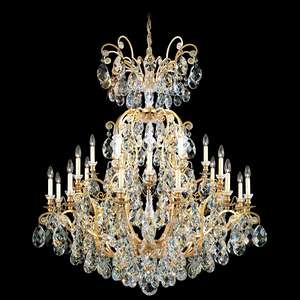 Kristall-Hängeleuchte, Pendelleuchten & Hängelampen fürs Wohnzimmer von SCHONBEK Renaissance Kristallluster 3774E-22S
