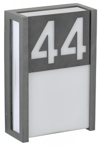 Hausnummer-Blende zu 31 Typ ..6400 - Farbe: anthrazit von Albert Leuchten