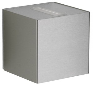 Wandstrahler Typ Nr. 2374 - 2-seitig - Edelstahl, eng/breit, mit 2 x LED 3 W von Albert Leuchten