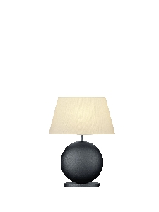 Klassische Tischleuchten, Tischlampen & Schreibtischleuchten fürs Wohnzimmer von BANKAMP Leuchtenmanufaktur Tischleuchte NERO 5041/1-06