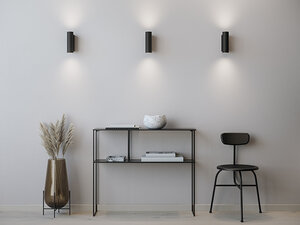 Belid Leuchten Wandleuchten & Wandlampen von Belid Leuchten Tyson wall lamp black structure up&down GU10 5826086