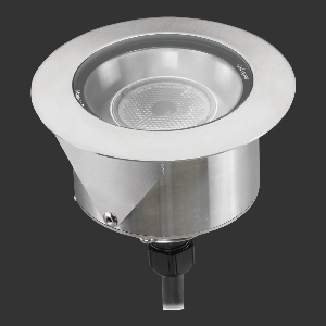dot-spot von dot-spot LED Einbaustrahler, mit Wabenblendschutz, verschraubbar für erhöhten Diebstahlschutz, Gehäuse V4A 30616.099.10.33