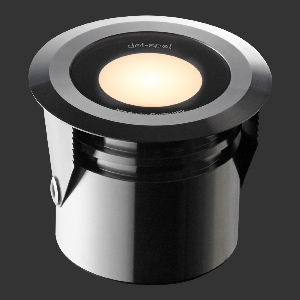 dot-spot von dot-spot LED Einbaustrahler, rund, Gehäuse V4A Edelstahl, Feinschliff, dimmbar, THERMOPROTECT 31101.199.35.33