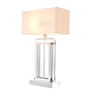 Eichholtz Designer- fürs Esszimmer von Eichholtz Tischlampe Arlington kristal 112407