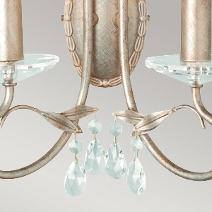 Wandleuchten & Wandlampen von Elstead Wandleuchte Christina CRT2-SILVER-GOLD