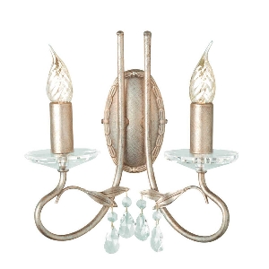 Wandleuchten & Wandlampen von Elstead Wandleuchte Christina CRT2-SILVER-GOLD