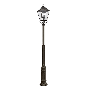 Elstead Bodenleuchten, Pollerleuchten, Kandelaber & Bodenlampen für außen von Elstead Aussen-Standleuchte Galena FE-GALENA5-XL-SBL