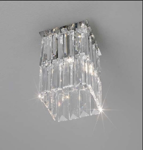 Kristall- für den Flur von KOLARZ Leuchten Prisma Deckenleuchte 314.11M.5
