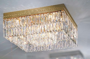 Kristall- fürs Wohnzimmer von KOLARZ Leuchten Deckenleuchte, ceiling lamp - Prisma 314.116.5