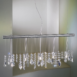 Hängeleuchte, Pendelleuchten & Hängelampen fürs Wohnzimmer von KOLARZ Leuchten Stretta Luster mit SPECTRA® Swarovski 104.85.5