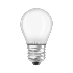 Glühlampen mit Fassung E27 von UNI-Elektro Ledvance Classic LED E27 Birne Fadenlampe Matt 4.8W 470lm - 827 Extra Warmweiß | Dimmbar - Ersatz für 40W LEDPCLP40D 5W/827 230VGLFR E27 10X1