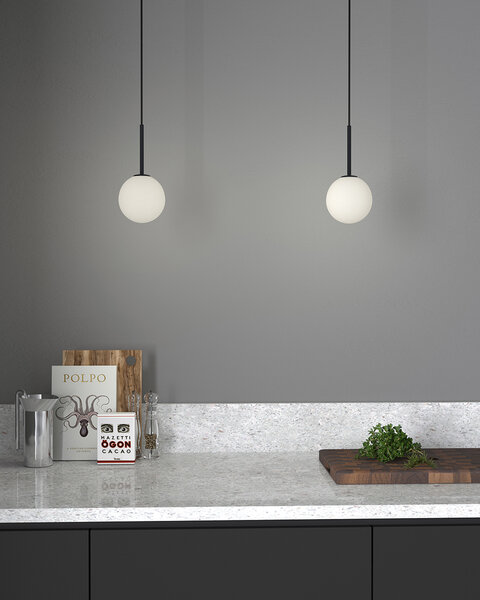 Ballon-Anhänger matt  der Firma Belid Leuchten