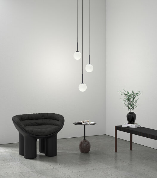 Ballon-Anhänger matt  der Firma Belid Leuchten