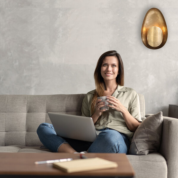 Wandlampe Brass  der Firma Steinhauer