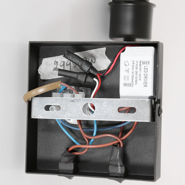 Schwarze Wandleuchte Stang der Firma Steinhauer