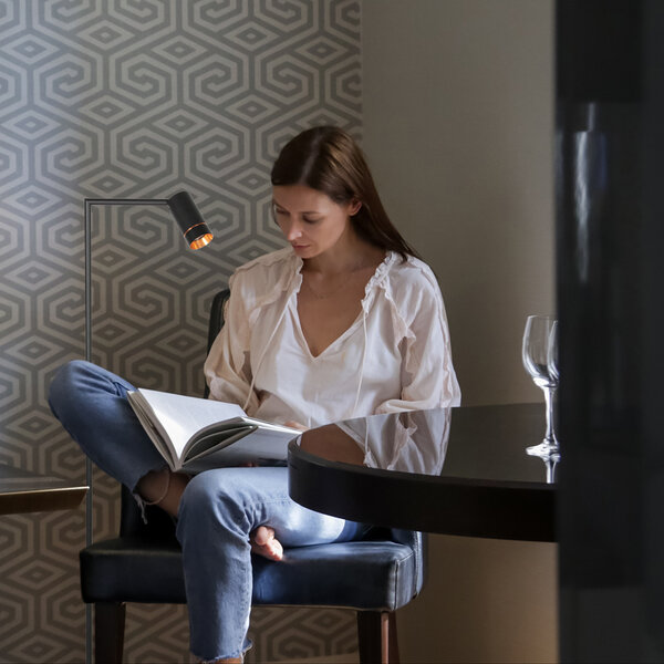 Stehlampe DownLume  der Firma Steinhauer