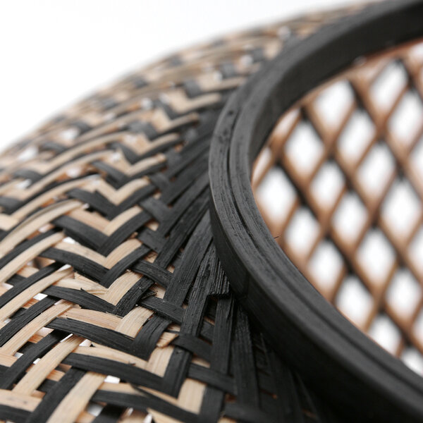 Stehlampe / Bogenlampe Maze-Natural der Firma Steinhauer