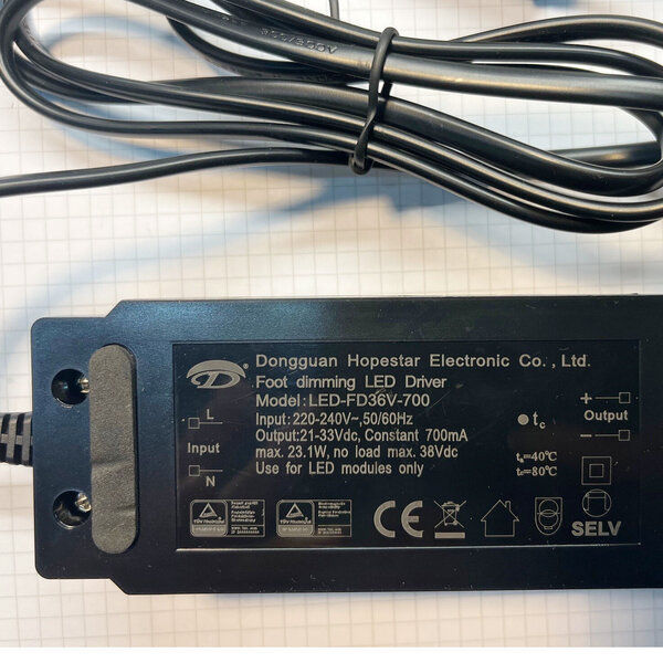 Treiber mit Dimmer  der Firma Steinhauer