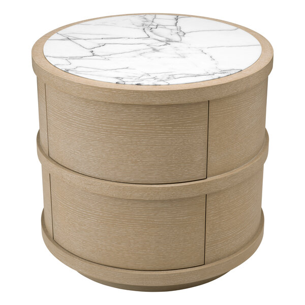 Bedside Table Cabana round der Firma Eichholtz