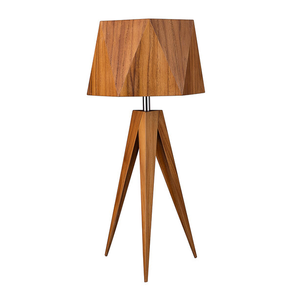 Elstead&nbsp;Angular table lamp&nbsp;QN-ANGULAR-TL-TEAK