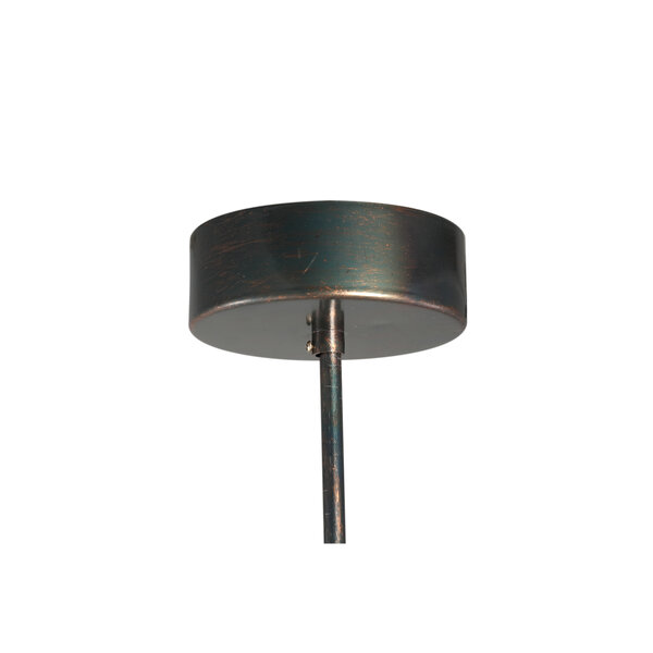 Jaye Black iron hanging lamp circle pattern small der Firma PTMD