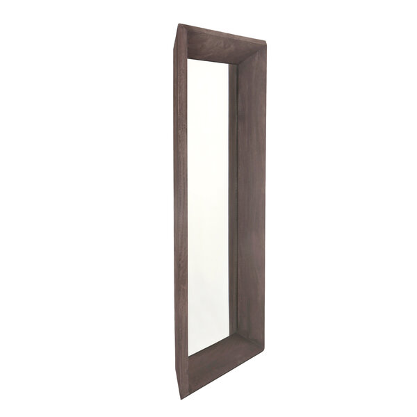 Nicka Brown mango wood rectangle mirror S der Firma PTMD