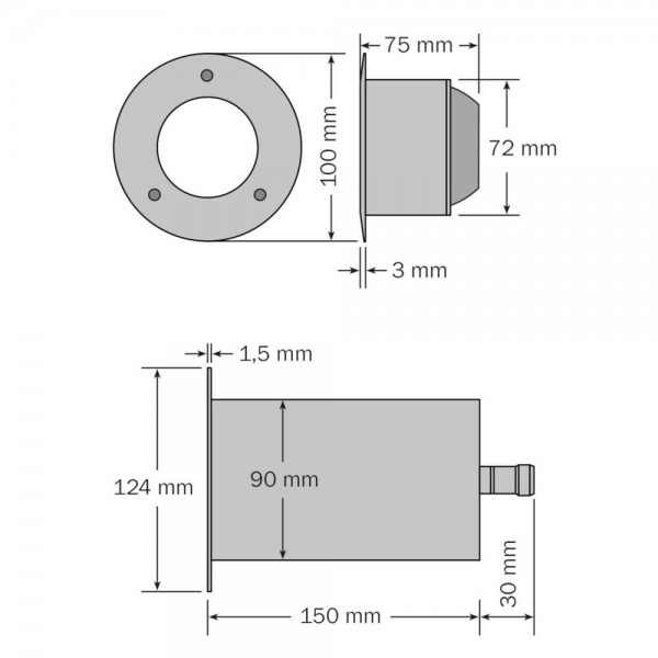 aquaros 20 LED Einbaustrahler für Pools und Teiche der Firma dot-spot