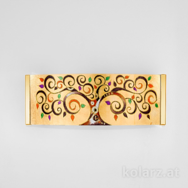 Wall light EMOZIONE, 24K gold, Albero Multi width 40 cm, height 20 cm, projection 10 cm, 2-light, G9, 25 W der Firma KOLARZ-Austrolux Leuchten