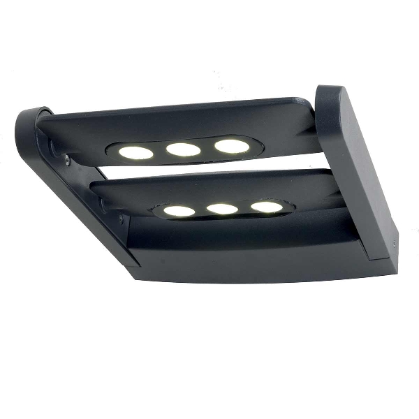 Sigmund 6 Licht Wandleuchte - Graphit der Firma Elstead